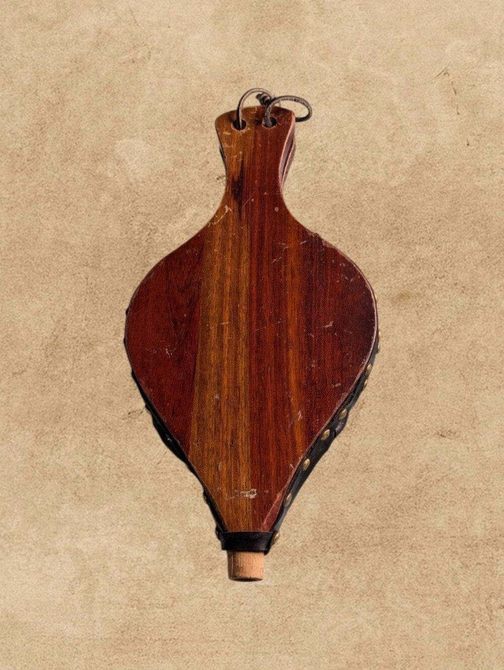Source Unknown Wooden Fireplace Bellows - Dark Brown